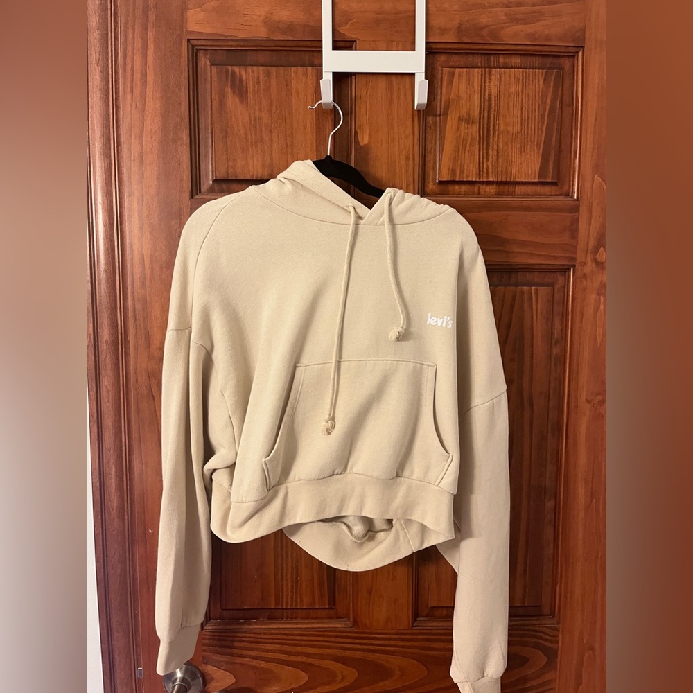 Levi's Women's Beige Hoodie Sweater